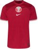 Nike Kids Qatar 2022/23 Stadium Thuis Nike Dri FIT voetbalshirt voor kids Rood online kopen