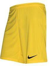 Nike Shorts Dry Park III Geel/Zwart Kinderen