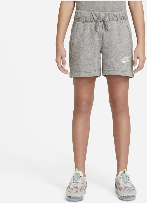 Nike Sportswear Club Meisjesshorts van sweatstof Grijs