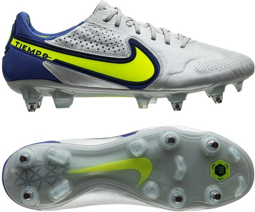 Nike Tiempo Legend 9 Elite SG Pro AC Voetbalschoen(zachte ondergrond) Grijs