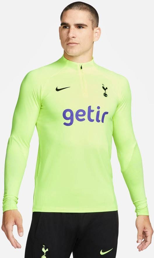 Nike tottenham hotspur fc dri fit strike drill trainingstop 22/23 geel heren