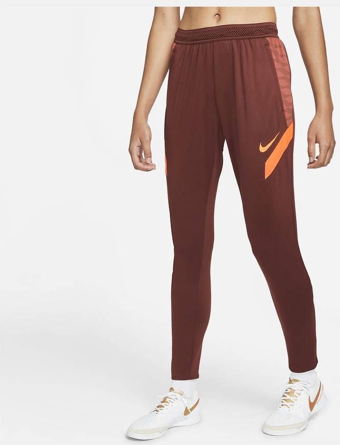 Nike Trainingsbroek Dri FIT Strike 21 Bordeaux/Rood/Oranje Vrouw