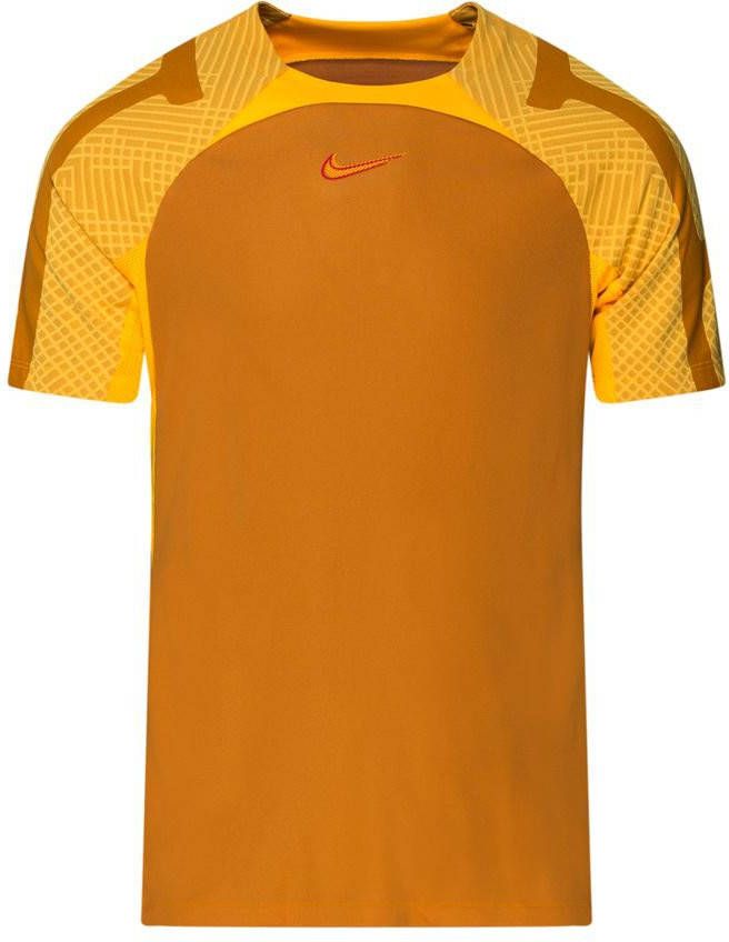Nike Dri FIT Strike Voetbaltop voor heren Light Curry/Laser Orange/Siren Red Heren