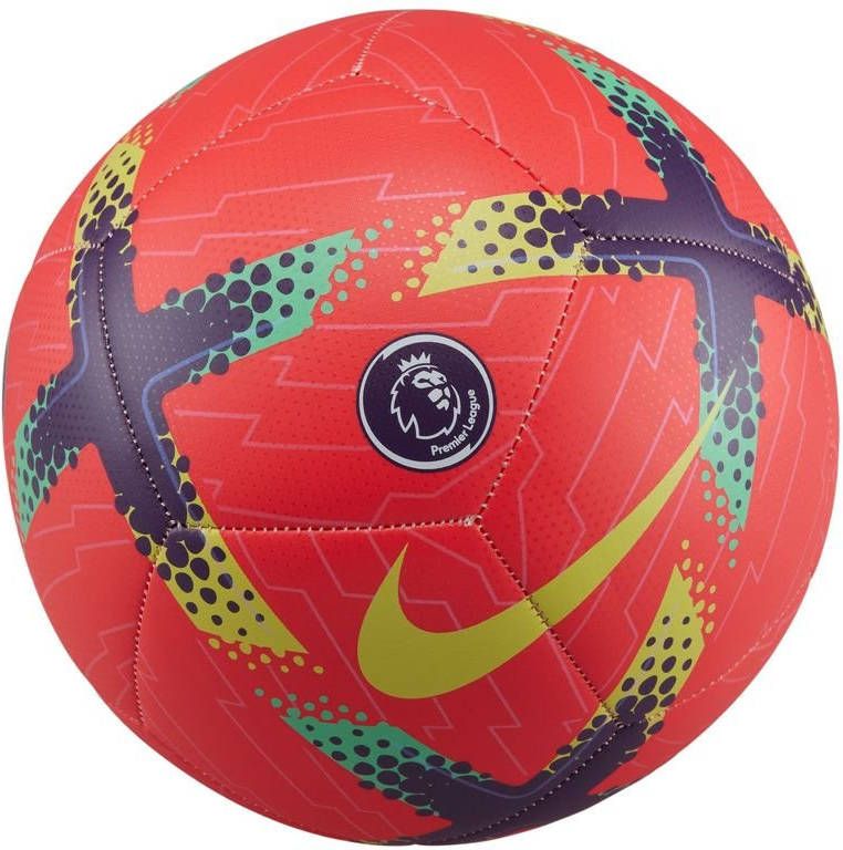 Nike Voetbal Pitch Premier League Rood/Paars/Geel