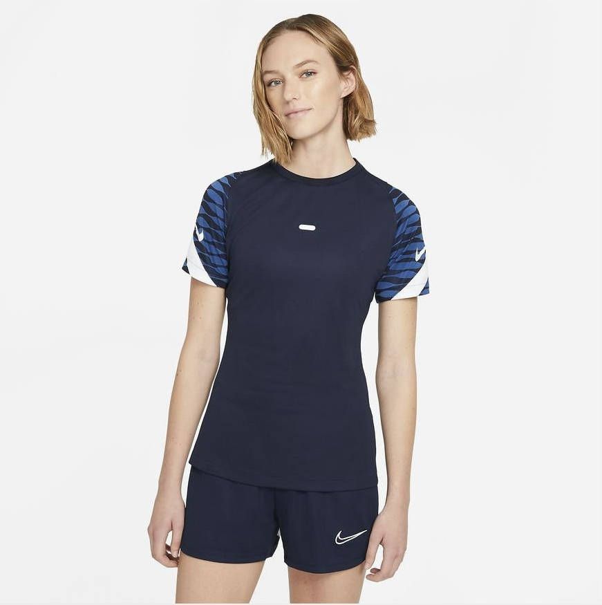 Nike Voetbalshirt Dri FIT Strike 21 Navy/Wit Vrouw