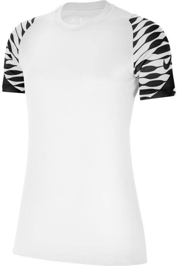 Nike Dri FIT Strike Voetbaltop met korte mouwen voor dames Wit