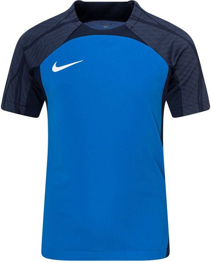 Nike Voetbalshirt Dri FIT Strike III Blauw/Navy/Wit Kinderen