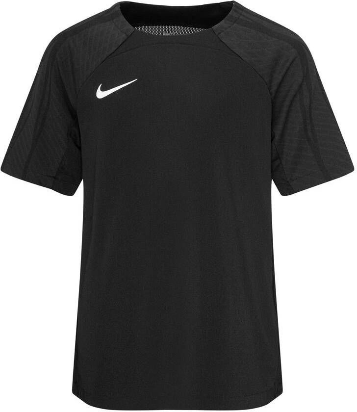 Nike Voetbalshirt Dri FIT Strike III Zwart/Wit Kinderen