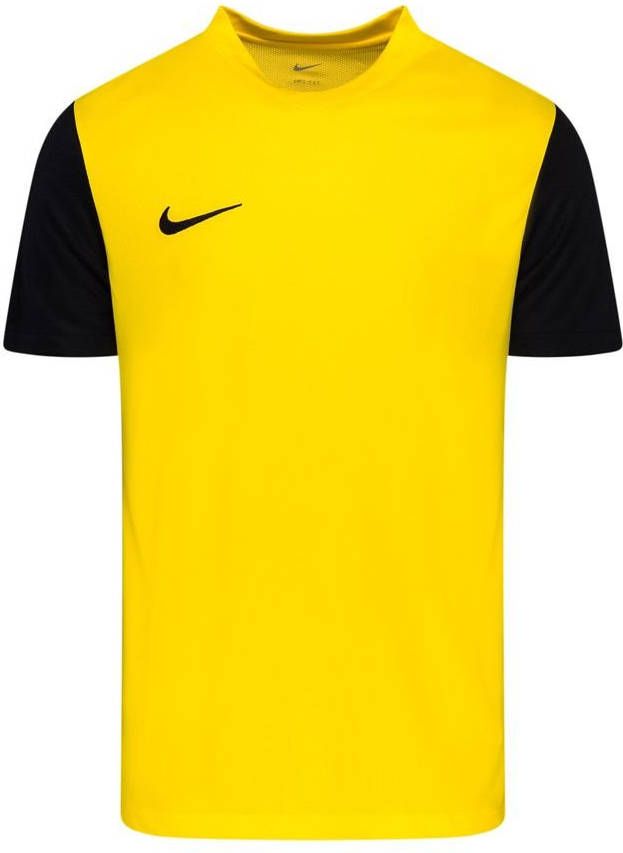 Nike Voetbalshirt Tiempo Premier II Geel/Zwart