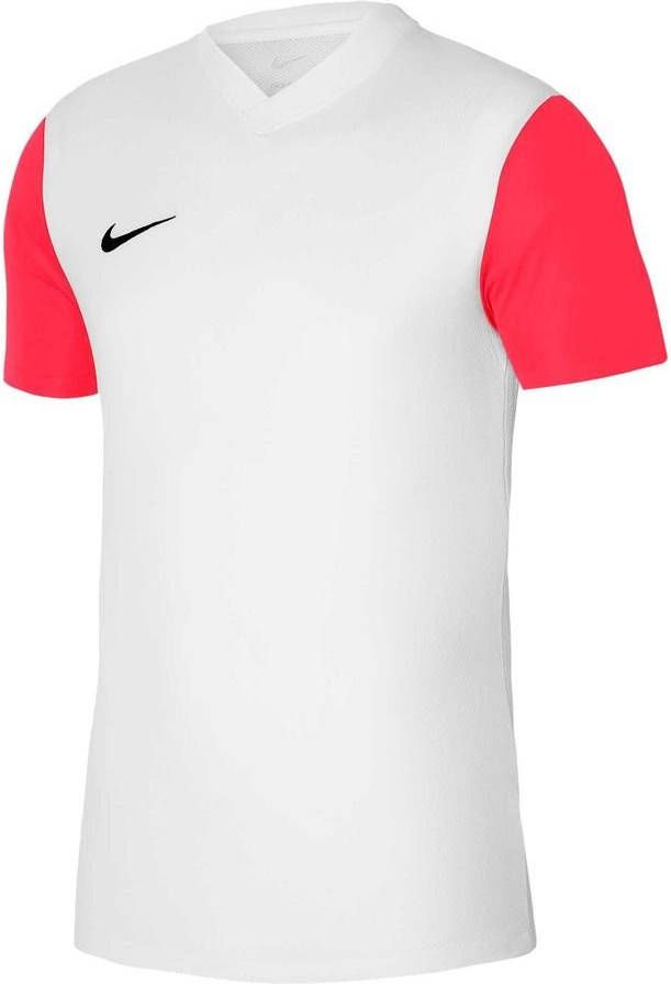 Nike Voetbalshirt Tiempo Premier II Wit/Rood/Zwart