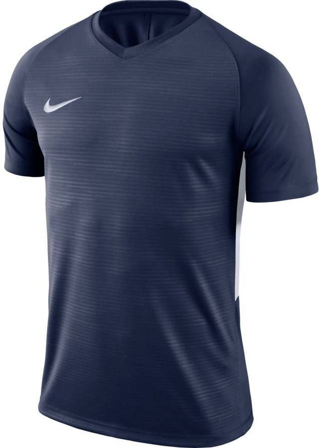Nike Voetbalshirt Tiempo Premier Navy/Wit Kinderen