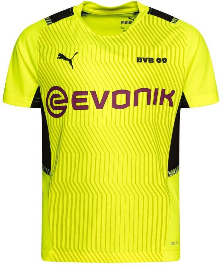PUMA Borussia Dortmund Trainingsshirt 2021 2022 Kids Geel Zwart