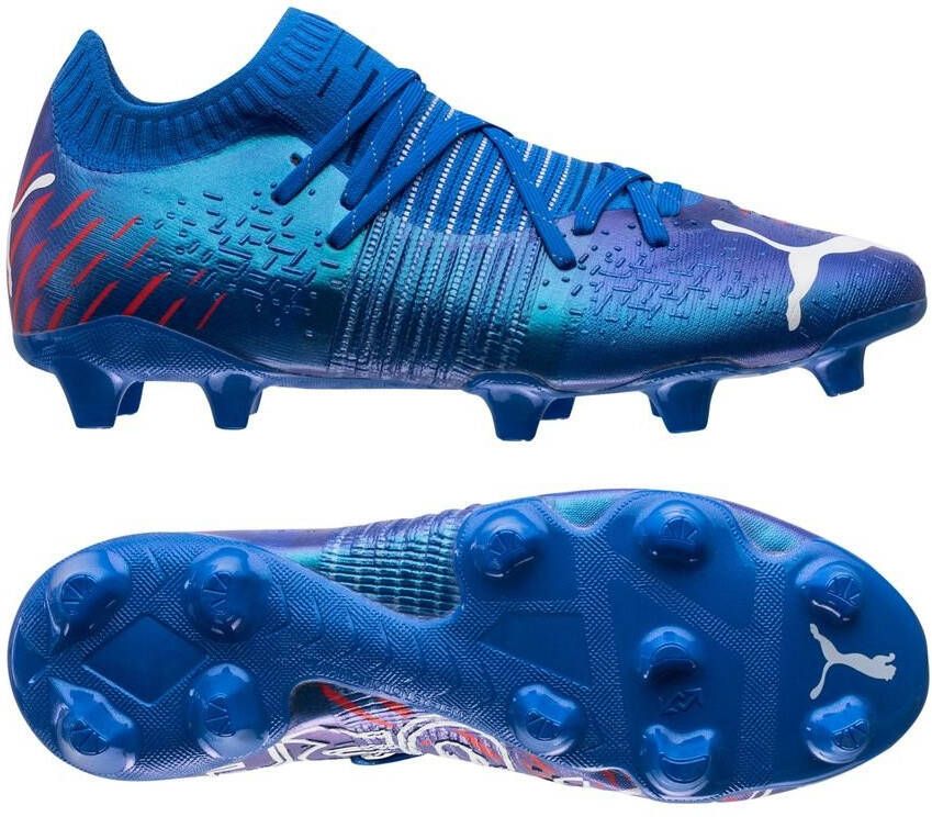 PUMA FUTURE Z 1.2 Gras / Kunstgras Voetbalschoenen (MG) Blauw Wit