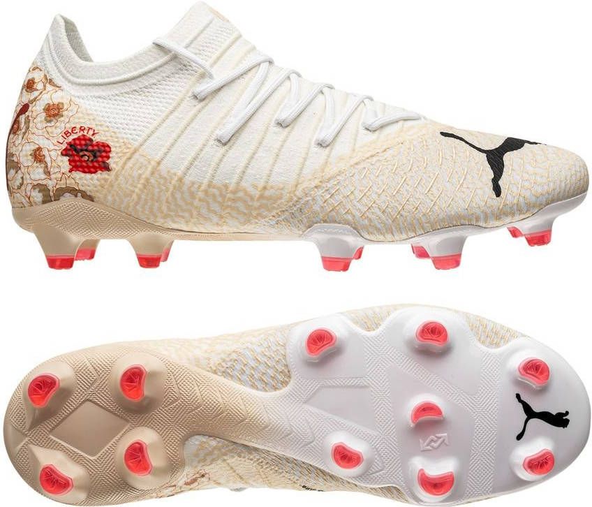 PUMA Future 1.4 FG/AG Liberty EK Vrouwen 2022 Wit/Wit/Zwart Vrouw LIMITED EDITION