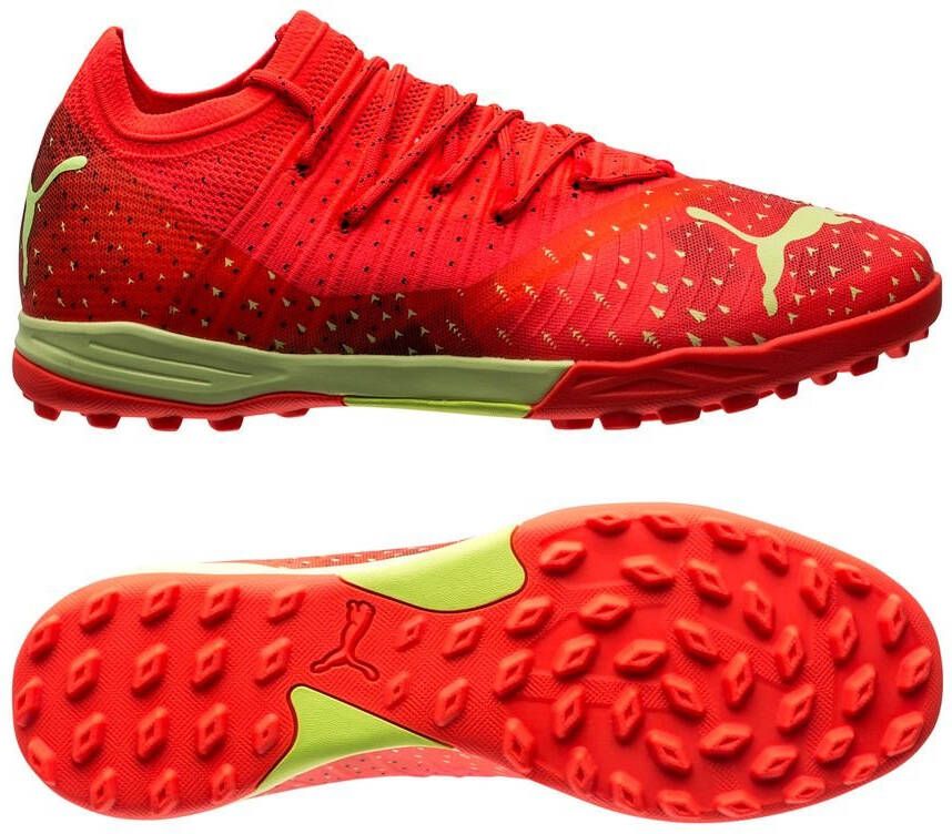 PUMA Future 1.4 Pro Cage TT Fearless Rood/Groen/Zwart/Rood