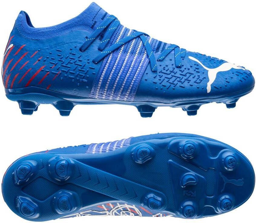 PUMA FUTURE Z 2.2 Gras/Kunstgras Voetbalschoenen(MG)Kids Blauw Wit