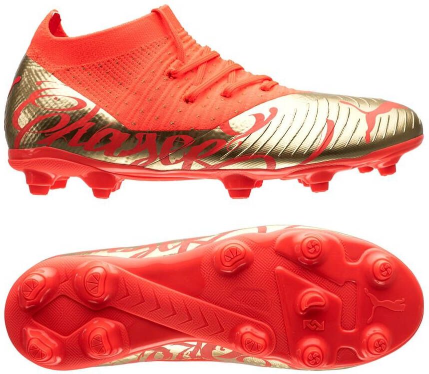 PUMA Future 3.4 FG/AG Neymar Jr. Dream Chaser Rood/Goud Kinderen LIMITED EDITION