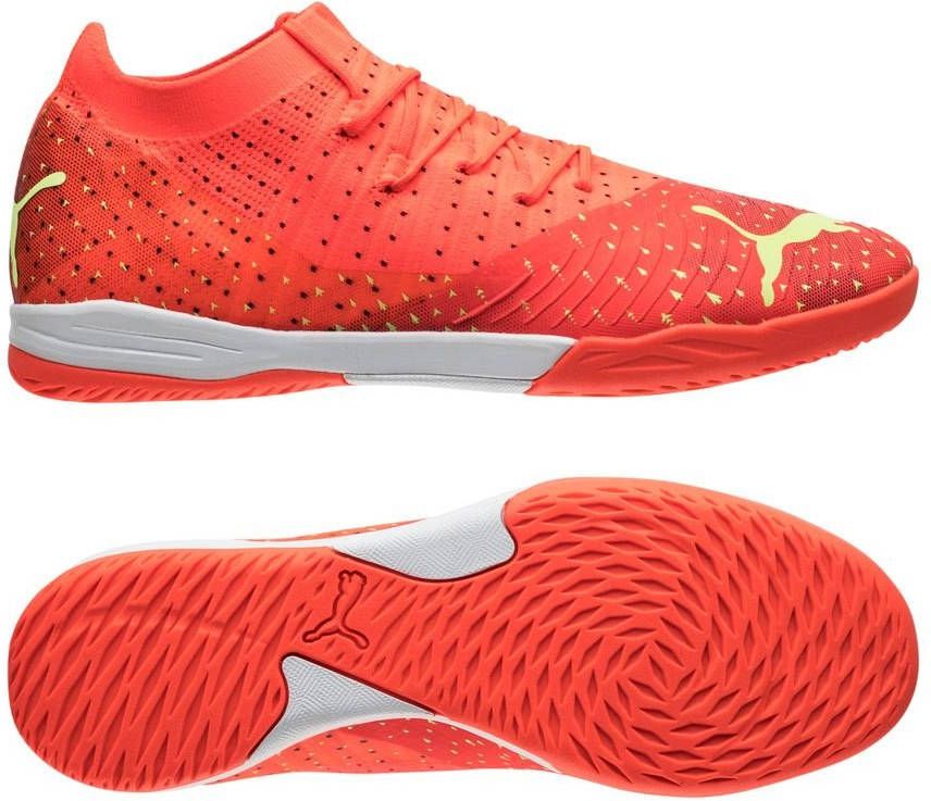 PUMA Future 3.4 Zaalvoetbalschoenen(IN)Oranje Lichtgroen