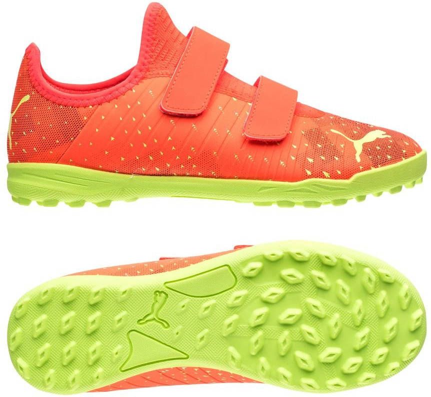 PUMA Future 4.4 Velcro TT Fearless Rood/Groen/Zwart/Rood Kinderen