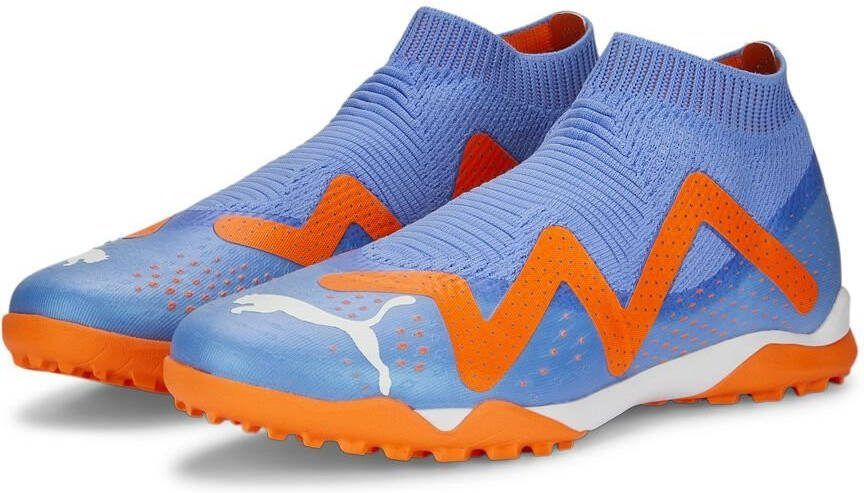 PUMA Future Match + Laceless TT Supercharge Blauw/Wit/Oranje