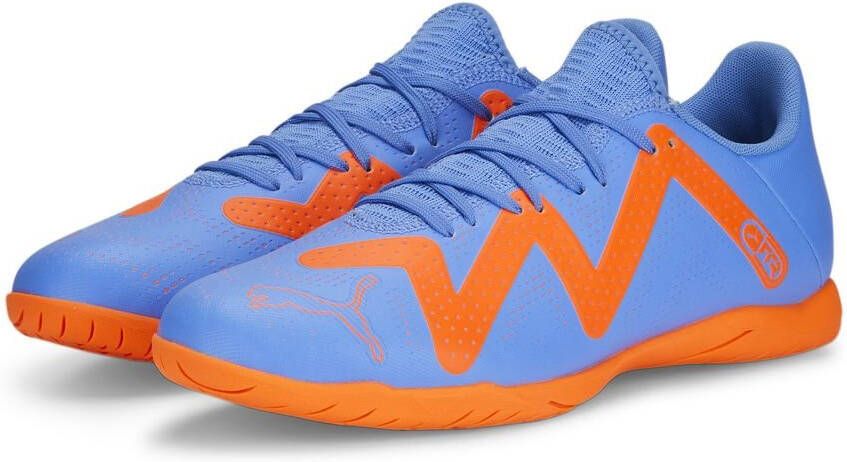 PUMA Future Play Zaalvoetbalschoenen(IN)Blauw Oranje Wit