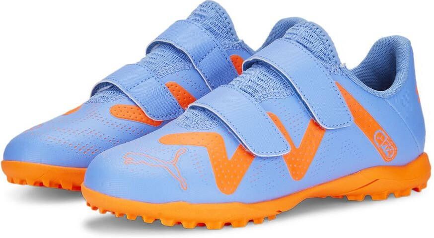 PUMA Future Play TT V Supercharge Blauw/Wit/Oranje Kinderen