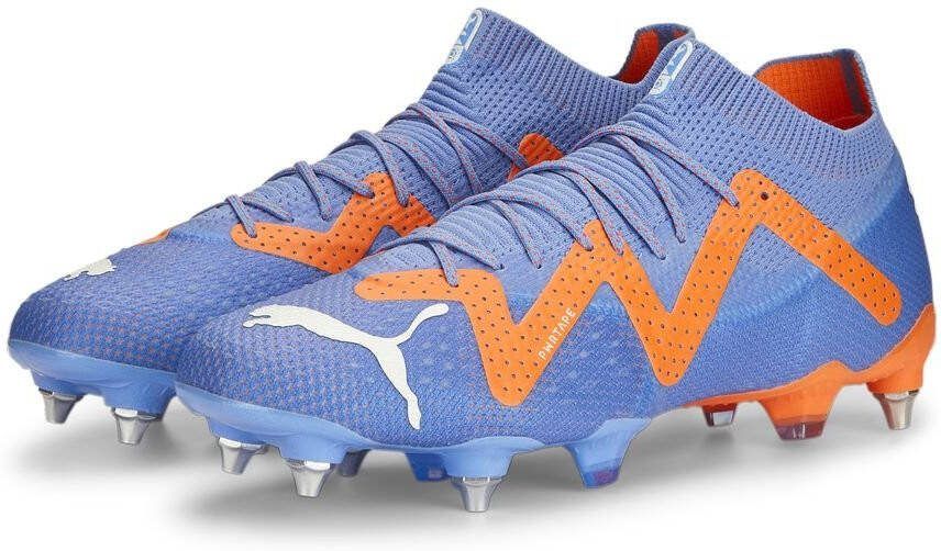 PUMA Future Ultimate IJzeren Nop Voetbalschoenen(SG)Blauw Oranje Wit