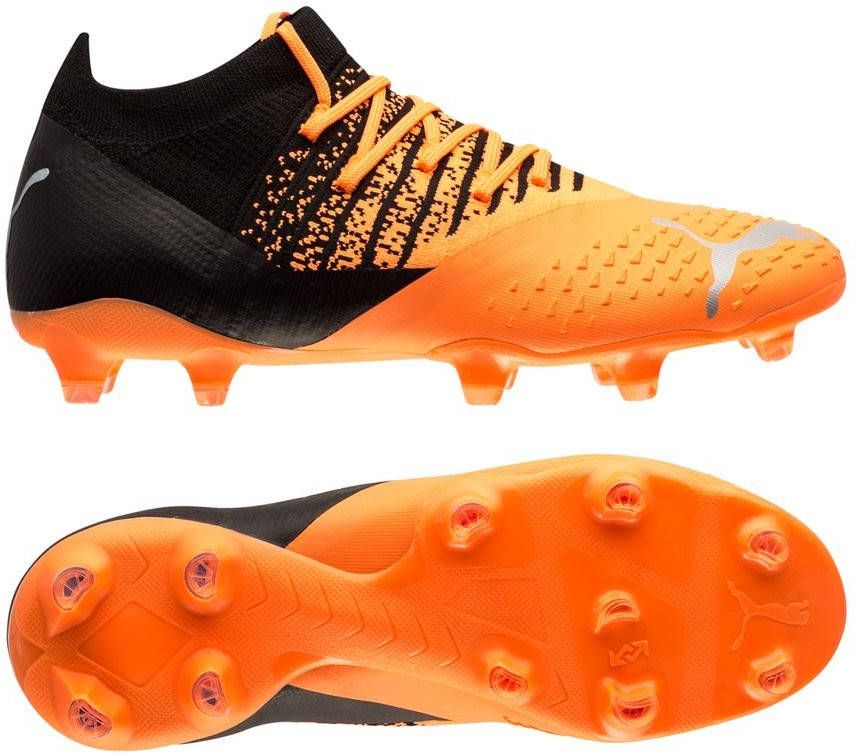 PUMA Future 3.3 Gras/Kunstgras Voetbalschoenen(MG)Oranje Zwart