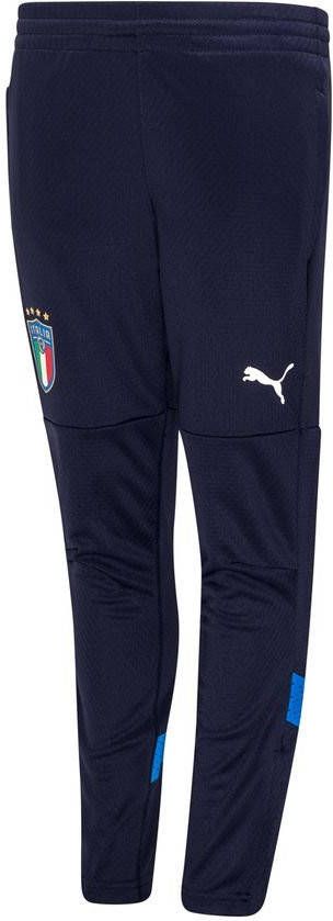 PUMA Italië Trainingsbroek 2022 2024 Kids Donkerblauw Blauw