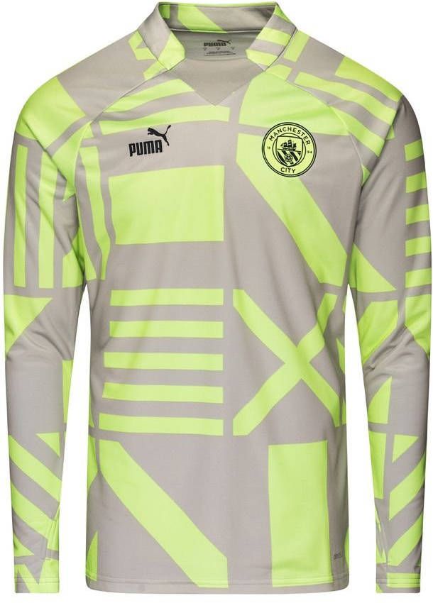 PUMA Manchester City Sweatshirt Pre Match Grijs/Groen