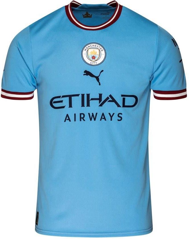 Puma manchester city fc thuisshirt 22/23 blauw heren