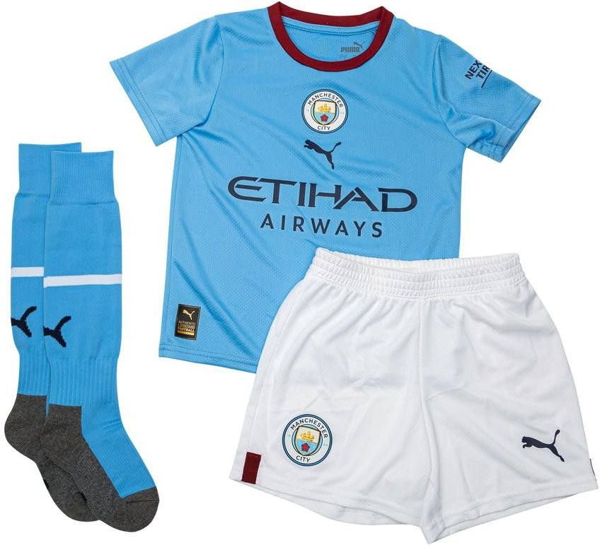 PUMA Manchester City Thuisshirt 2022/23 Mini Kit Kinderen