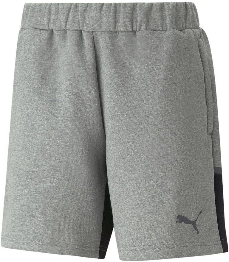 PUMA teamCUP Casuals Shorts Medium Gray Heather