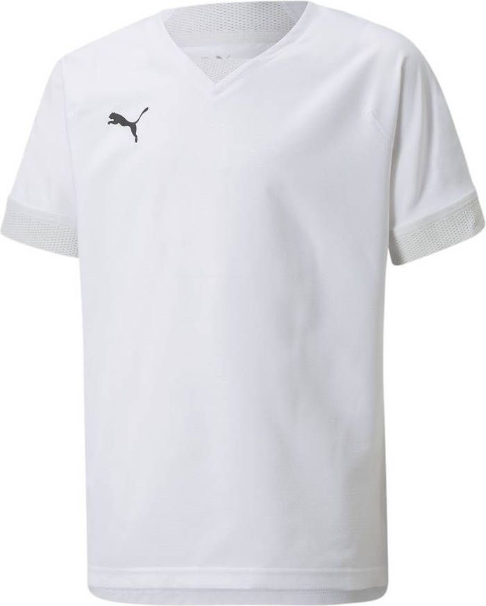 PUMA Voetbalshirt teamFINAL Wit/Grijs Kinderen