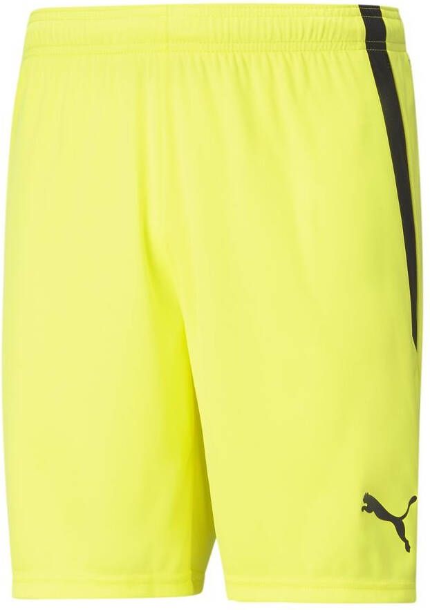 PUMA teamLIGA Voetbalbroekje Geel Zwart