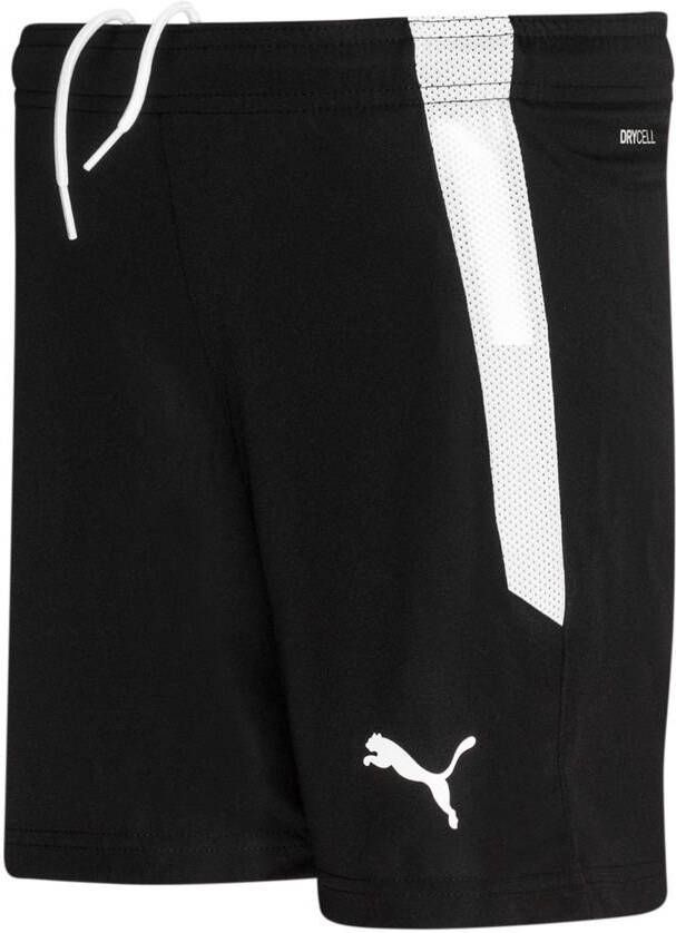 Puma teamliga voetbalbroekje zwart kinderen