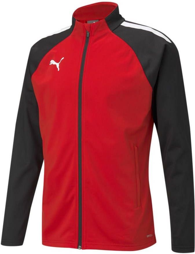 PUMA teamLIGA Trainingsjack Rood Zwart