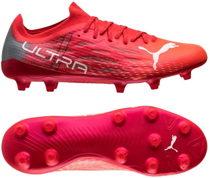 PUMA Ultra 1.3 FG/AG Faster Football Rood/Wit Vrouw