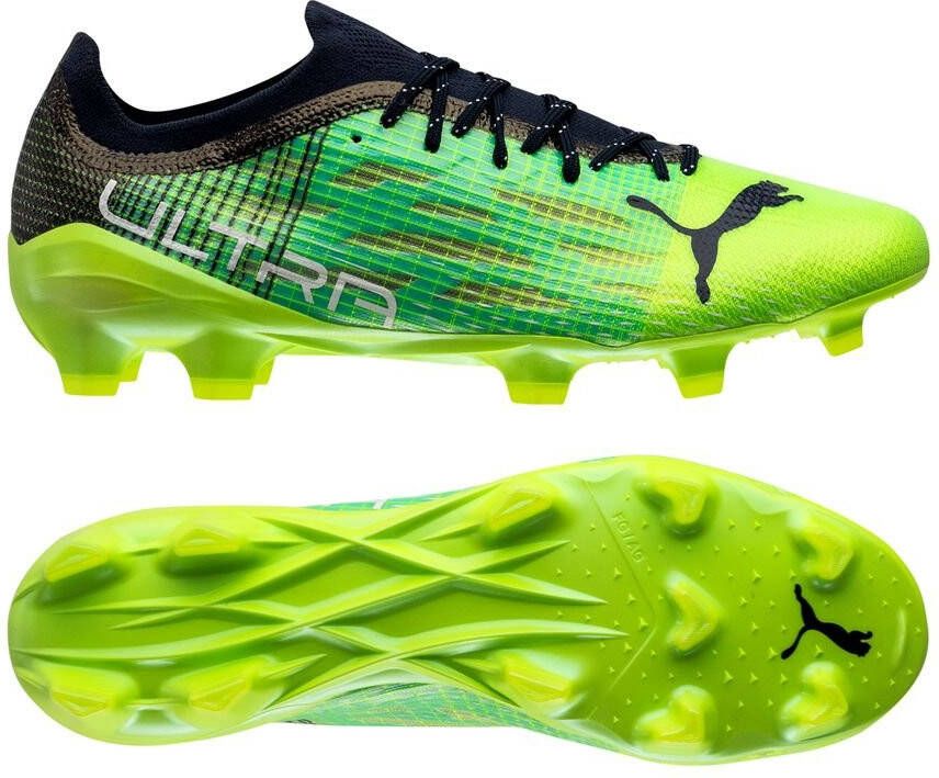 PUMA Ultra 1.3 FG/AG Under The Lights Groen/Turquoise/Paars