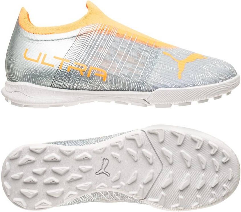 PUMA Ultra 3.4 Laceless TT Instinct Zilver/Oranje Kinderen