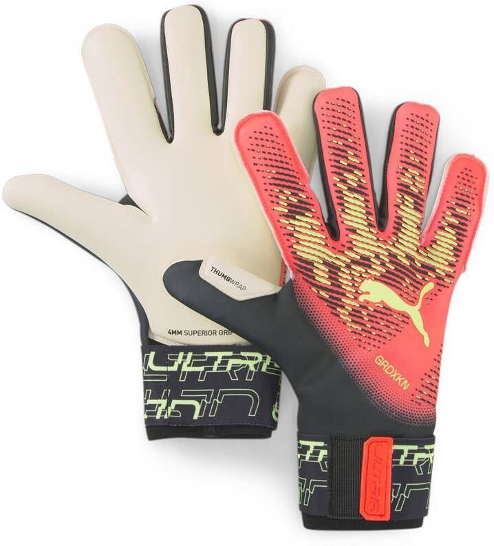 PUMA Keepershandschoenen Ultra Grip 1 Hybrid Fearless Rood/Groen