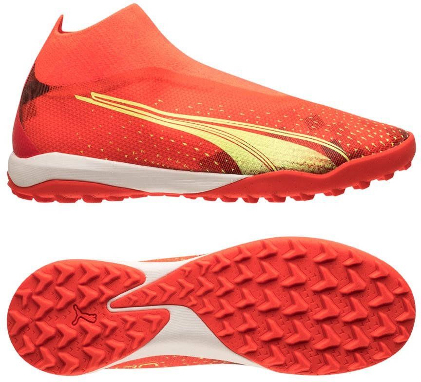 PUMA Ultra Match + Laceless TT Fearless Rood/Groen/Zwart