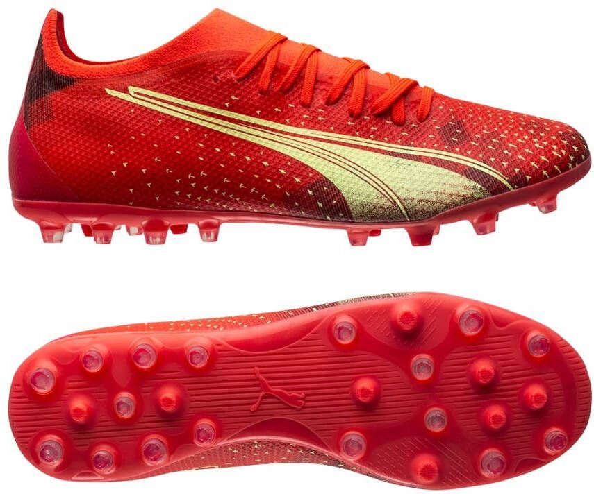 PUMA Future 3.4 MG Fearless Rood/Groen/Zwart/Rood