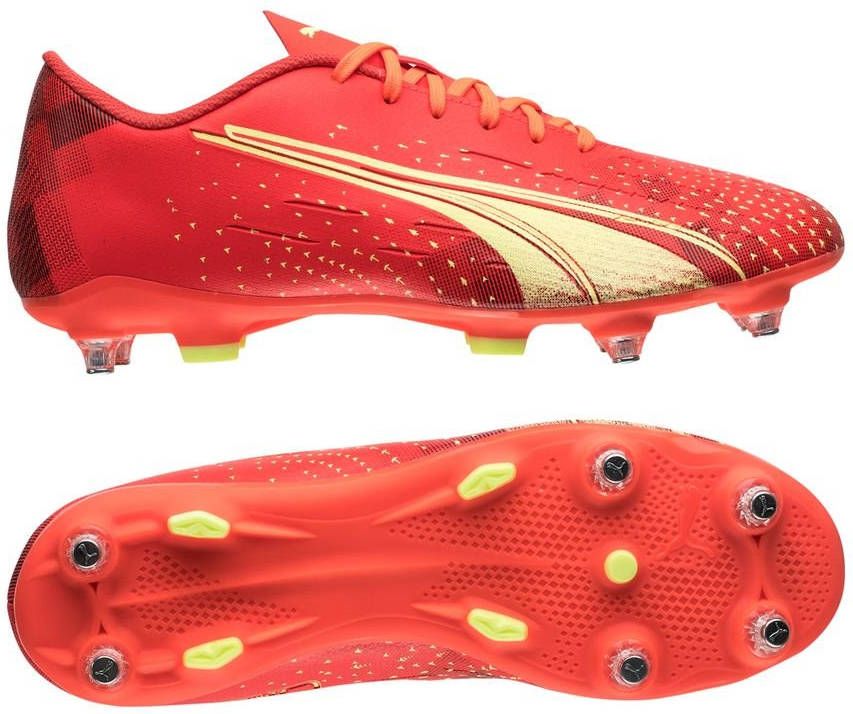 PUMA Ultra Play SG Fearless Rood/Groen/Zwart