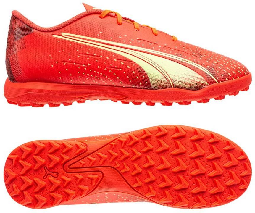 PUMA Ultra Play TT Fearless Rood/Groen/Zwart Kinderen