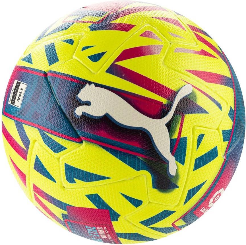 PUMA Voetbal La Liga 1 Adrenalina FIFA Approved Geel/Paars/Turquoise