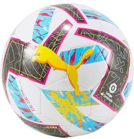 PUMA Voetbal La Liga Orbita Mini Wit/Paars/Turquoise