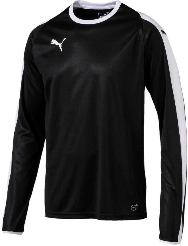 PUMA Voetbalshirt LIGA Zwart/Wit Lange Mouwen