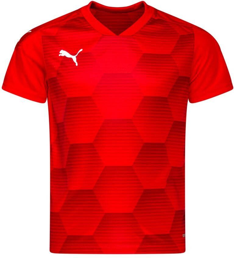 PUMA Voetbalshirt teamFINAL 21 Graphic Rood/Rood Kinderen