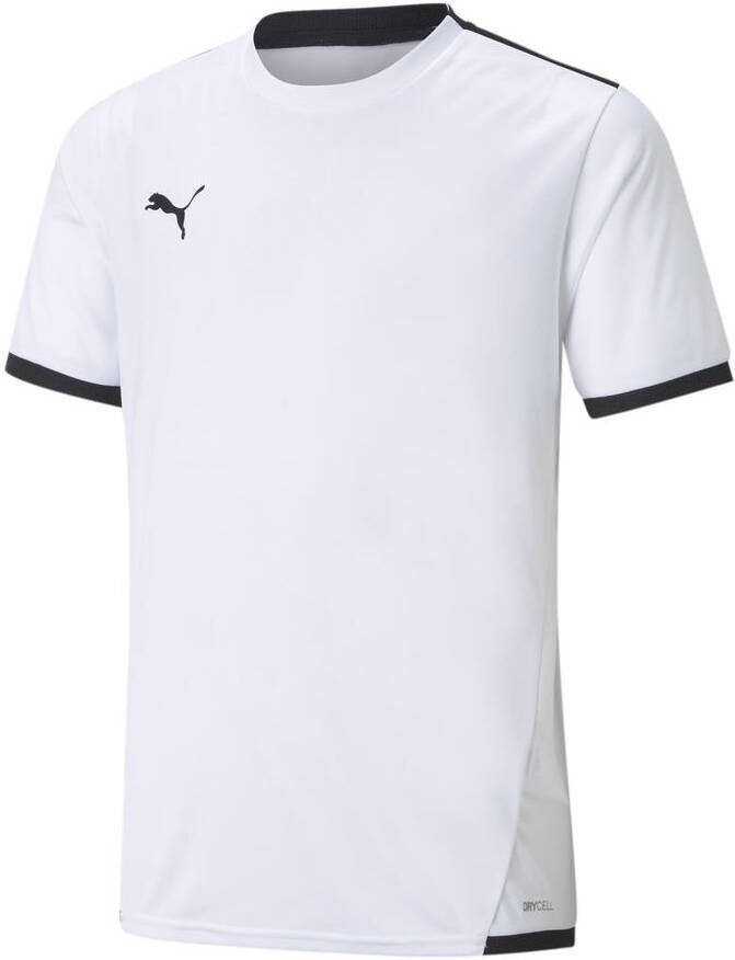 PUMA Voetbalshirt teamLIGA Wit/Zwart Kinderen